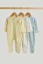 3 Pack Fruit Sleepsuits