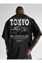 Keb 1. quality printed oversize t-shirt daily t-shirt trendy fashion and modern style style 100% organic cotton relaxed fit slit round neck
