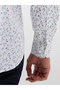 Men White All-Over Print Slim Fit Shirt - 8
