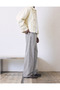 Men's Trend Premium Cotton Gray Baggy Trousers - 5