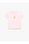 Cotton Short Sleeve Crew Neck Printed T-Shirt
