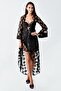 Women's Satin Lace Dowry Dressing Gown Nightgown Set 2410