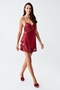 Women's Satin Lace Dowry Dressing Gown Nightgown Set 2410 - 2