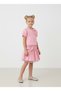 Floral Detailed Woven Girls' Skirt Set - 2