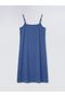 Lcw Comfort V-Neck Rope Strap A-Line Dress - 2