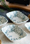 Nazen 4 Piece Porcelain Breakfast Presentation Snack Bowl Set - 5