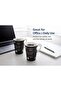 Disposable Hot & Cold Drinking Paper Cups with Built-in Handle (9oz) - 3