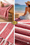 |   100% Cotton Woven Peshtemal Towel |   Beach & Bath Towel |   100X170 cm - 4