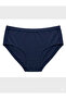 425 Women's 12-Pack Bamboo King Size Non-Marking Panties (Xl-2Xl-3Xl) - White Navy Blue - 2