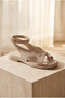 Women's Suede Look Flip-Flop Sandals with Ankle Buckle, Comfortable Daily Summer Sandals - 8