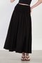 Women's gipeli voile long skirt - black - 4