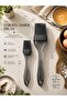 2-Pack Silicone Egg and Sauce Brush Anthracite