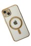 Ilkeshop New iPhone 14 Plus Case Magneticsafe Silicone (140009) - Gold - 3
