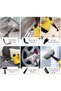 Handheld Steam Cleaner 1000W High Pressure Portable Steamer or Sofa, Kitchen, Bathroom, Glass, Car & Fabrics Pet Safe Upholstery Tool 9 Accessories Included Cleaning Machine - Yellow - 8