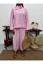 Women's Button Detailed Relaxed Fit Two-Piece Set - 3