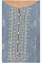 Celeste Mist Sky Blue Embroidered Festive Pret – 3PC Set - 3