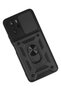 Ilkeshop New Poco X3 Gt Case Pars Silicone with Lens Ring (190119) - Black - 3