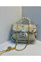 Sequined and Stylishly Decorated Children's Sweater Bag Si Shoulder Bag Wedding Feast Bag Si