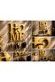 Modern Home Written Wall Key Holder Hanger – Decorative and Practical 14 × 14 cm