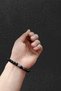 Obsidian Stone Natural Stone Bracelet Natural Volcanic Glass Mineral Original Stone - 6