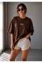 Women's Oversize Printed T-Shirt' Cotton |   Comfortable Fit Short Sleeve