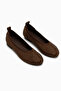 Rena Brown Stone Knitwear Ballerina - 3