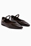 Minya Brown Pointed Toe Women's Ballerinas - 3