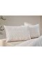 Boho Chic Spring Easy Cotton Ravel Duvet Cover Set Double - Cream - 4