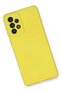 Ilkeshop New Galaxy A73 5g Case Nano Inside Velvet Silicone (141002) - Yellow - 3