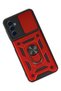 Ilkeshop New Galaxy A04S Case Pars Silicone with Lens Ring (165008) - Red - 3