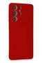 Ilkeshop New Galaxy S21 Ultra Case Nano Inside Velvet Silicone (172316) - Red - 2