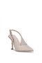 Elit Pm450 K3006 Women's Classic Heeled Shoes Gold - 3