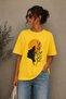 Abstract Female Silhouette Printed Unisex Oversize T-Shirt – Cotton Crew Neck Casual T-Shirt