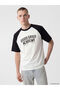 Vizyon New Season Crew Neck Snoopy Printed Men's T-Shirt