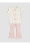 Trendlucky Baby Girl Set with Bow and Difference in Color - 2