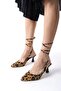 Lopar Pointed Toe, Open Back, 5cm Wedge Heel with Roped Ties - 3