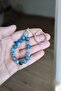 Agate Keychain Agate Prayer Beads Natural Prayer Beads Keychain Natural Stone Steel Material Natural Stone - 5