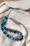 Blue Agate Prayer Beads 33-Piece Prayer Beads Agate Stone Prayer Beads Certified Special Mdf Box 10mm Large Size - 4