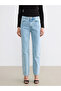 Blue Straight Fit Women's Jean Pants - 2