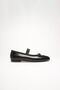 Women's Black Metal Casual Ballerina Shoes Tr23Ms04A - 6