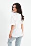 T-shirt Geometric Pattern - Ecru - 3