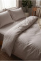 100% Cotton Satin Double **Included** Duvet Cover Set -No Sheet- (Duvet Cover and 2 Pillowcases) - 3