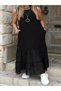 Etegi Chiffon Detailed, Tie-Up Modal Dress - 3