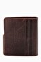 Genuine Leather Magnetic Men's Wallet 513 - Claret Red - 4
