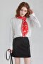 Shoe Basket Turkish Flag Patterned Stylish Women's Tie Scarf - 3