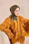وشاح حرير تويلي بسلسلة كاكي - 3