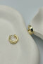 Pearl Detailed Gold Color Women's Set Earrings - 6