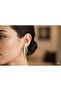 Modern Zircon Stone Baguette Earrings