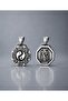 Stainless Steel Antique Anthracite Yin Yang Necklace - 2