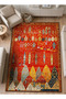 Sdt Traditional Theme Patterned Modern Woven Base Decorative Carpet Sdt1272Red
